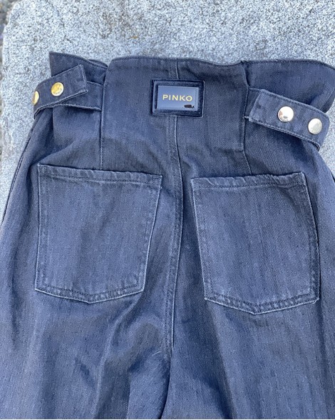 Džíny dámské Pinko CARA FASHION CARROT černé